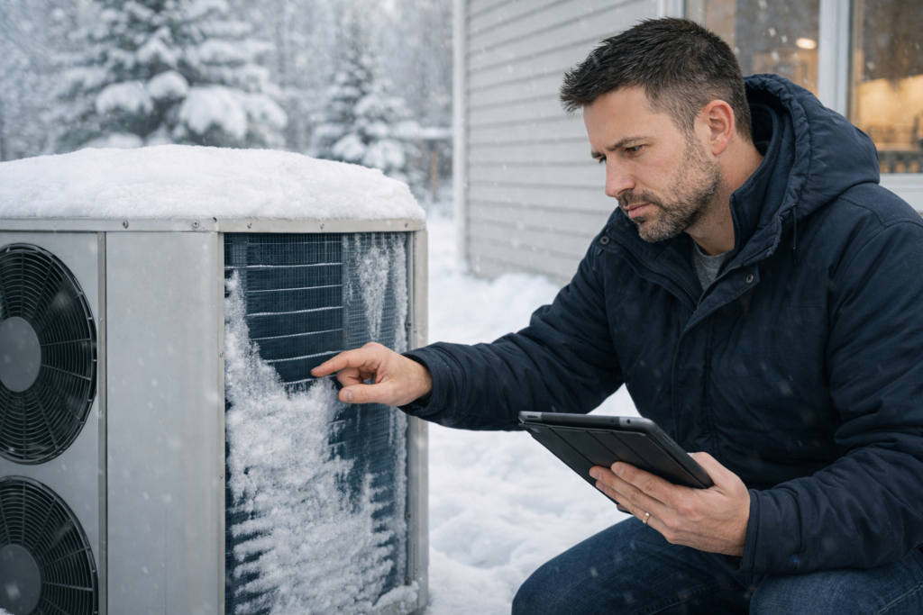 Heat Pump Icing Problems in Montreal & Laval: Winter Solutions