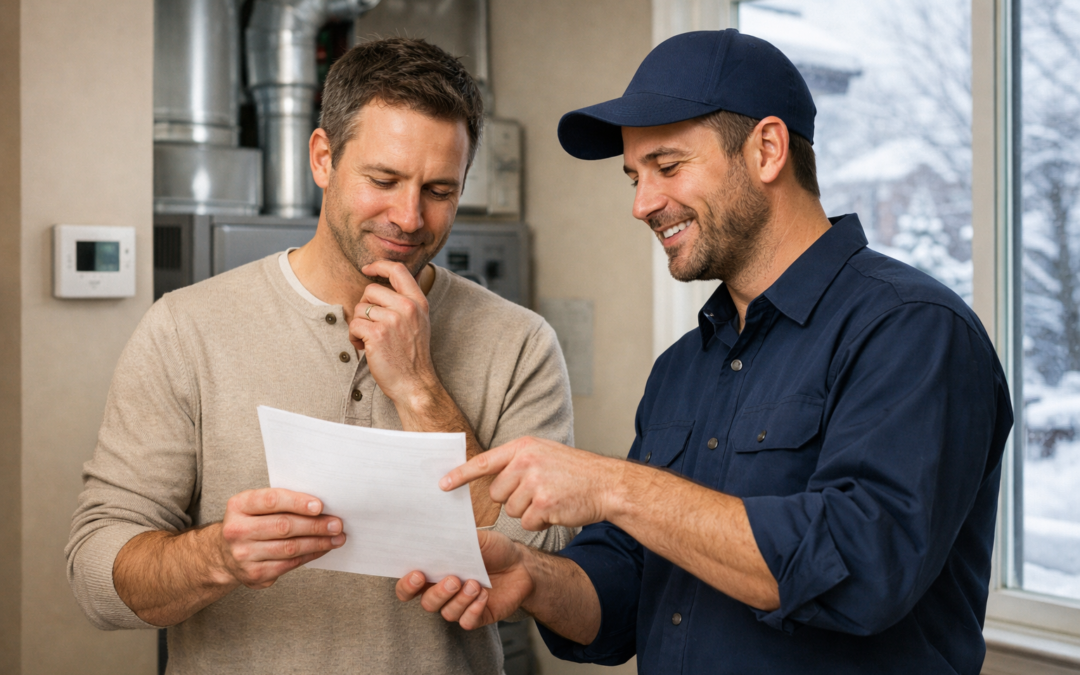 Combien coûte la réparation d’un système de chauffage à Montréal?