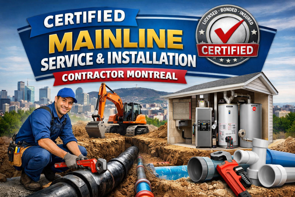 Certified Mainline Service & Installation Montreal